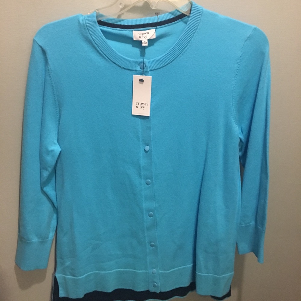 NWT Crown and Ivy cardigan